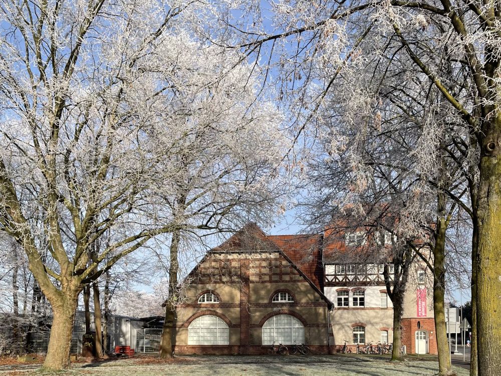 Pumpenhaus im Winter (Foto: Amira Neve)